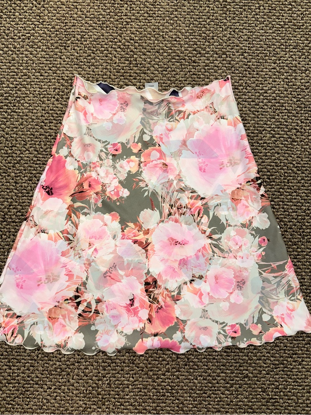 NEW Haystacks Switchstacks Bias Reversible Floral/Geometric Skirt USA Small NWT